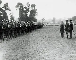 Lord Mayor of London visiting Western Front, WW1