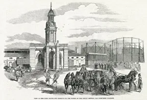 Images Dated 21st May 2020: Lord Mayor visiting Gas Works at Bow, East London