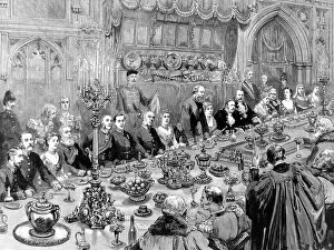 Predecessor Collection: The Lord Mayors Banquet at the Guildhall, November 9th 1887