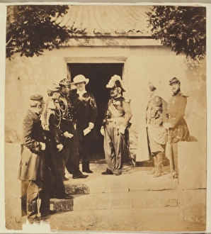 Aide Gallery: Lord Raglans Head Quarters, with Lord Raglan, Marshal Palis