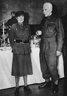 Images Dated 19th September 2017: Lord Redesdale at wedding of daughter Deborah Mitford
