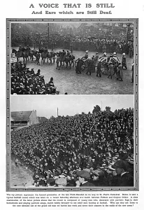 Attendance Prints: Lord Roberts funeral and football in war, WW1