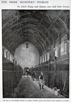 Hatfield Collection: Lord Salisbury's stables