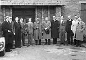 Warton Prints: Lord Tedder visits Warton