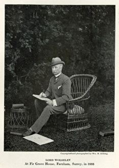 Wickerwork Gallery: Lord Wolseley, Fir Grove House, Farnham, Surrey