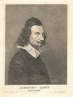 Court Painter Prints: Lorenzo Lippi, Italian painter from Florence, 1606-1665