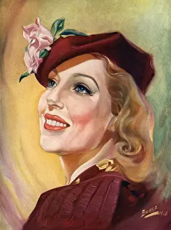Loretta Prints: Loretta Young by C. Binger