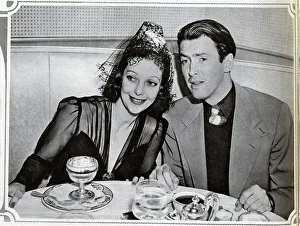 Jimmy Prints: Loretta Young and Jimmie Stewart
