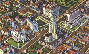 Images Dated 3rd August 2017: Los Angeles, California - Civic Center - City Hall etc