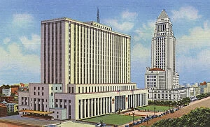 Images Dated 3rd August 2017: Los Angeles, California - New Post Office, Federal Building