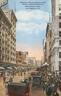 Pedestrains Prints: Los Angeles, California, USA - Broadway