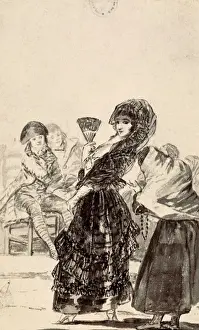 Caprichos Prints: Los Caprichos, Preparatory drawing for plate 16 of Los Capri