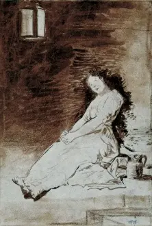 Caprichos Prints: Los Caprichos. Preparatory drawing for plate 32