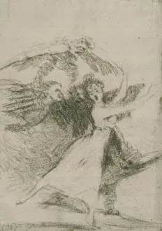 Caprichos Prints: Los Caprichos. Preparatory drawing for plate 72