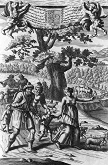 Flocks Prints: Lot Leaves Abraham