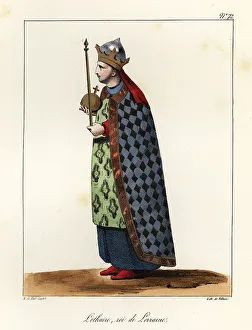 Bossange Prints: Lothair II (835-869), King of Lotharingia