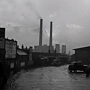 Gloomy Prints: Lots Road Power Station, Chelsea, London