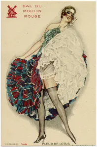 Images Dated 13th July 2016: The Lotus Flower - Dancer of the Moulin Rouge, Paris
