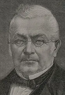 Franco Prussian Prints: Louis-Adolphe Thiers (1797-1877). French statesman