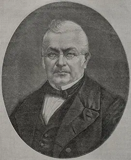 Franco Prussian Prints: Louis-Adolphe Thiers (1797-1877). French statesman