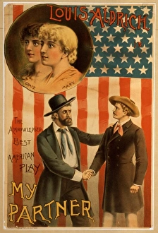 Acknowledged Gallery: Louis Aldrich in My partner the acknowledged best American p