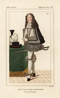Toulouse Prints: Louis-Alexandre de Bourbon, Comte de Toulouse, 1678-1737