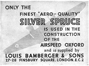 Suppliers Prints: Louis Bamberger - Timber Suppliers To The Aircraft Industry