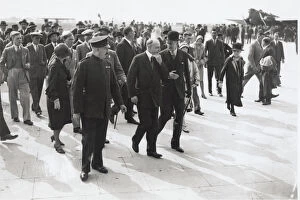 Louis Bleriot Arriving at Croydon Airport 27 July 1929, ?