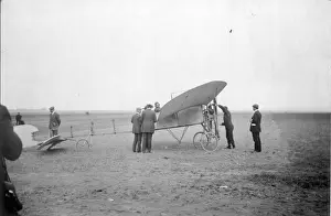 Reims Prints: Louis Bleriot in a Bleriot XI at the Reims Meeting