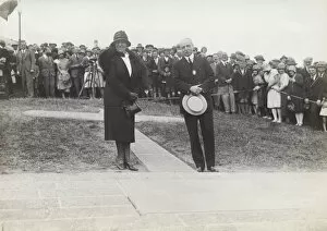 Louis Bleriot and His Wife Alicia (Alice) Standing on th?