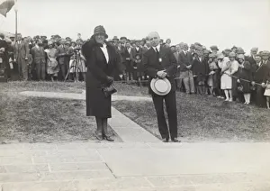 Cross Channel Prints: Louis Bleriot and His Wife Alicia (Alice) Standing on th?