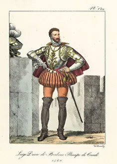 Gauntlets Prints: Louis de Bourbon, Prince of Condé, 1560