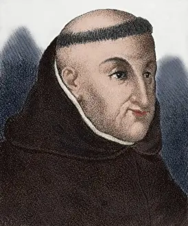 Theology Prints: Louis of Granada, O. P. (1505-1588). Dominican friar. Theolog