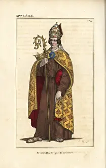 Crosier Prints: Louis I, the Pious, the Fair, King of Aquitaine