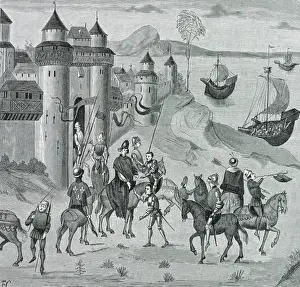 Louis II of Bourbon (1337-1410) in Genoa, to lead the Mahdia