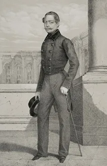 Contemporaneos Prints: Louis III (1806-1877). Grand Duke of Hesse