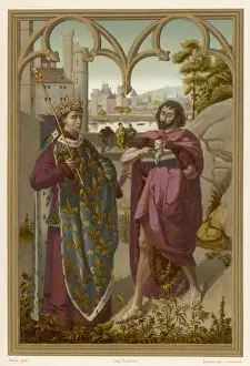 1270 Prints: Louis IX with John Bapt