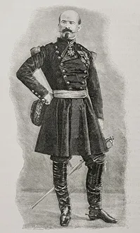 Franco Prussian Prints: Louis-Jules Trochu (1815-1896). French military