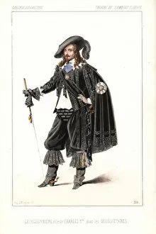 Louis Lacressonniere as King Charles I in