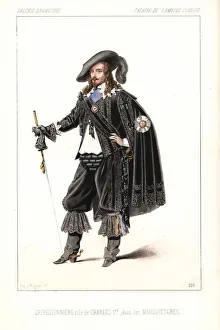 Louis Lacressonniere as King Charles I in Louis Lacressonniere as King Charles I in