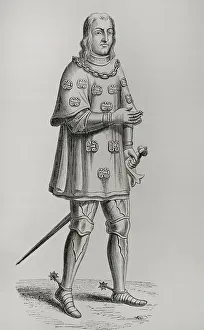 Fourteenth Prints: Louis de Mallet (1438-1516). Lord of Graville