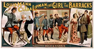 Louis Mann & Clara Lipman in The girl in the barracks Louis