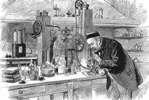 Demonstrated Collection: Louis Pasteur in his laboratory