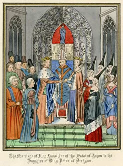 Anjou Gallery: Louis of Sicily Weds 14th century