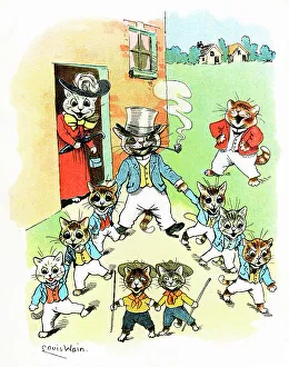 Louis Wain - The Cat Scouts, 1912
