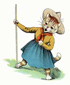 Louis Wain Cat Scout's sister a Cat Guide