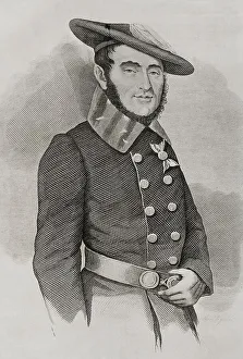 Carlist Prints: Louis Xavier Auguet de Saint-Sylvain, Baron de los Valles