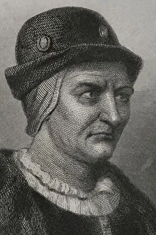 Capet Prints: Louis XI (1423-1483), nicknamed the Prudent