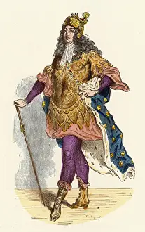1638 Prints: Louis XIV in Costume