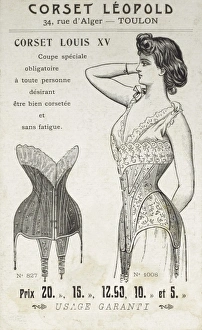 Corsetry Gallery: Louis XV Corset advertisement - Corset Leopold